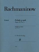 Prelude in G minor, Op. 23, No. 5 piano sheet music cover